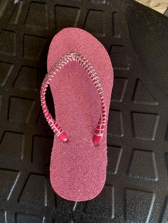 Tongs Rose scintillantes