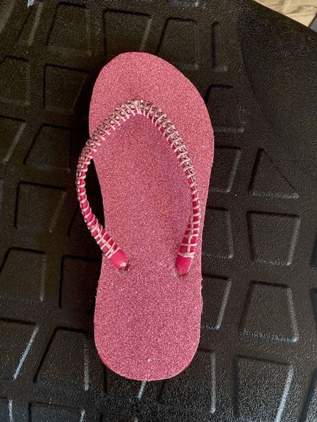 Tongs Rose scintillantes